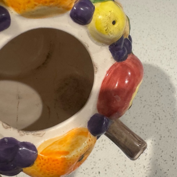 Vibrant Ceramic Teapot with Fruit Design - Picture 7 of 8